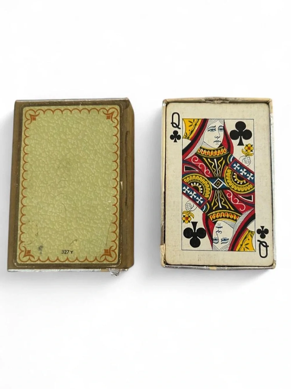 Vintage 1950s Torpedo Playing Cards No 327 USPCC Mid Century Cameo Silhouette